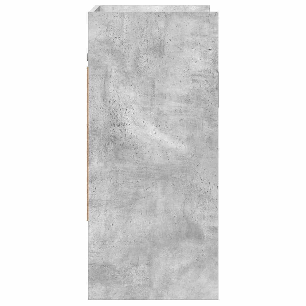Scaffale da parete A parete Grigio Cemento 80 x 36 x 80 cm 8011382