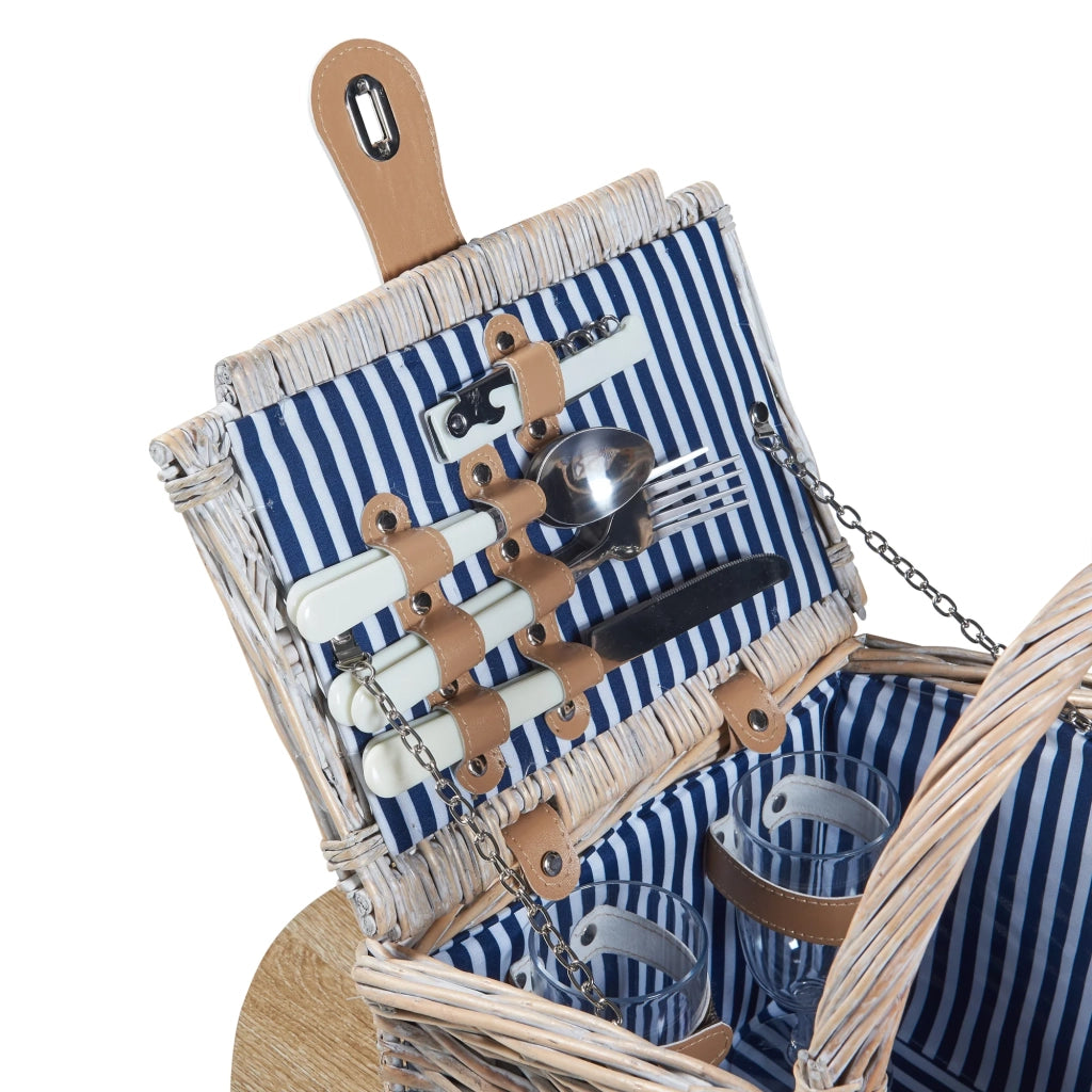 Cestino da picnic per 2 persone bianco naturale blu 03_0010205
