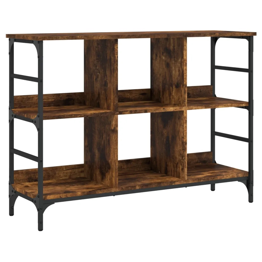 Credenza Rovere Fumo 102x32x73,5 cm in Legno Multistrato 837724