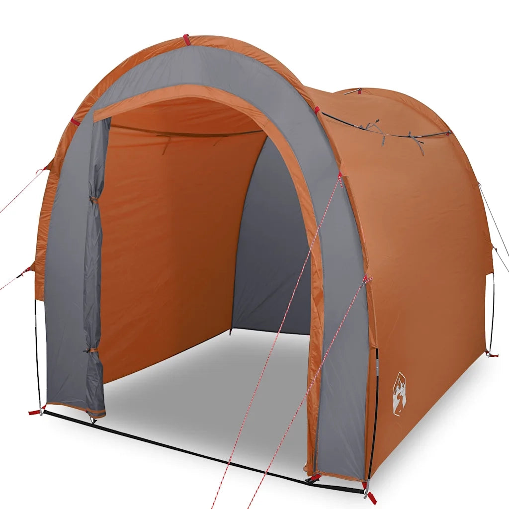 Tenda Portaoggetti-Tenda deposito da esterno Arancione Impermeabile