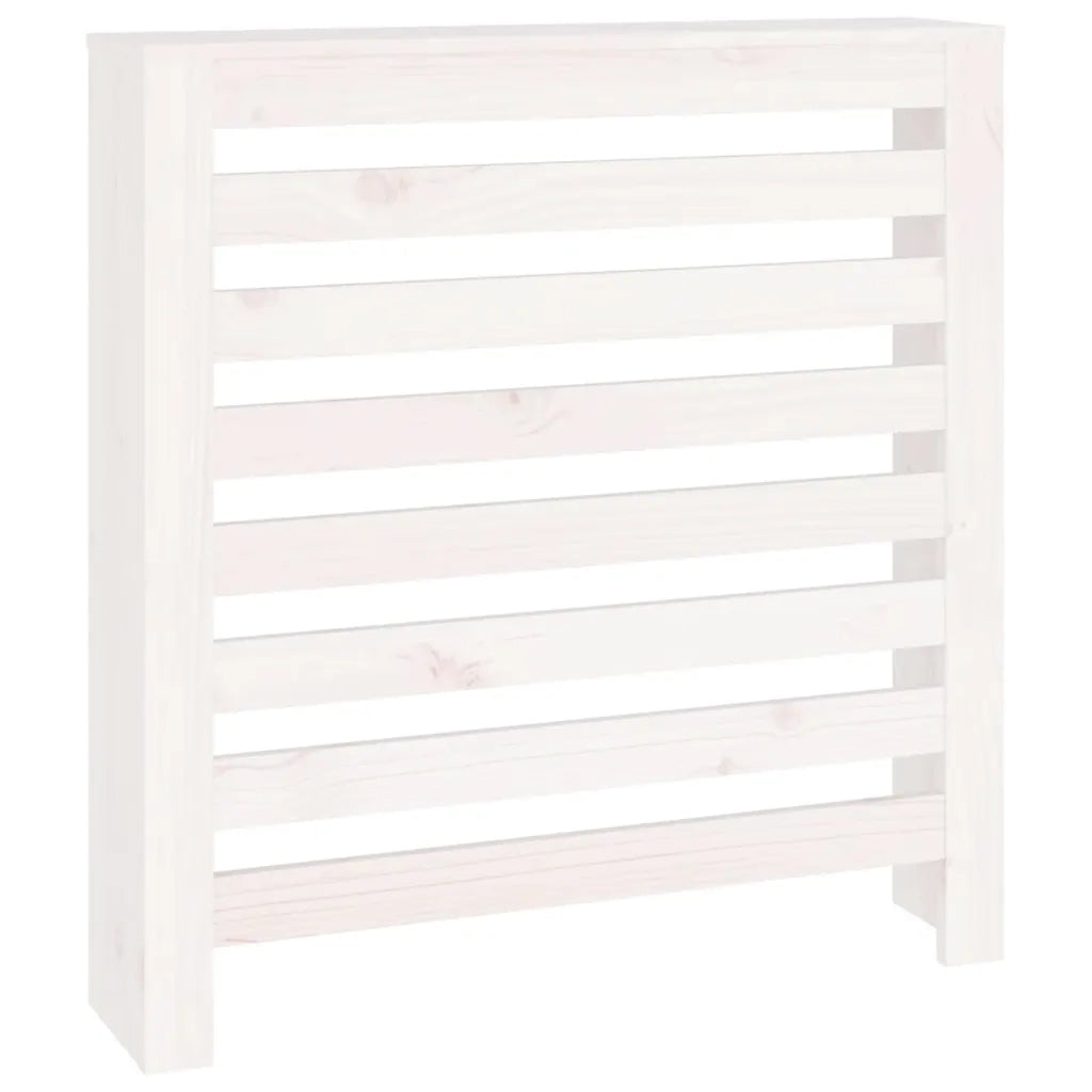 Copertura Termosifone Bianca 79,5x19x84 cm Legno Massello Pino cod mxl 78395