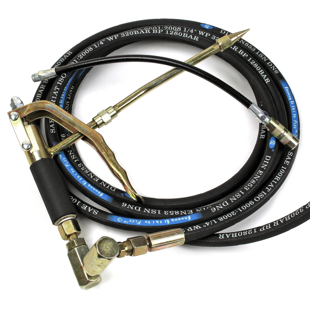 Ingrassatore ad aria compressa professionale 15l per lubrificazione su auto e macchinari