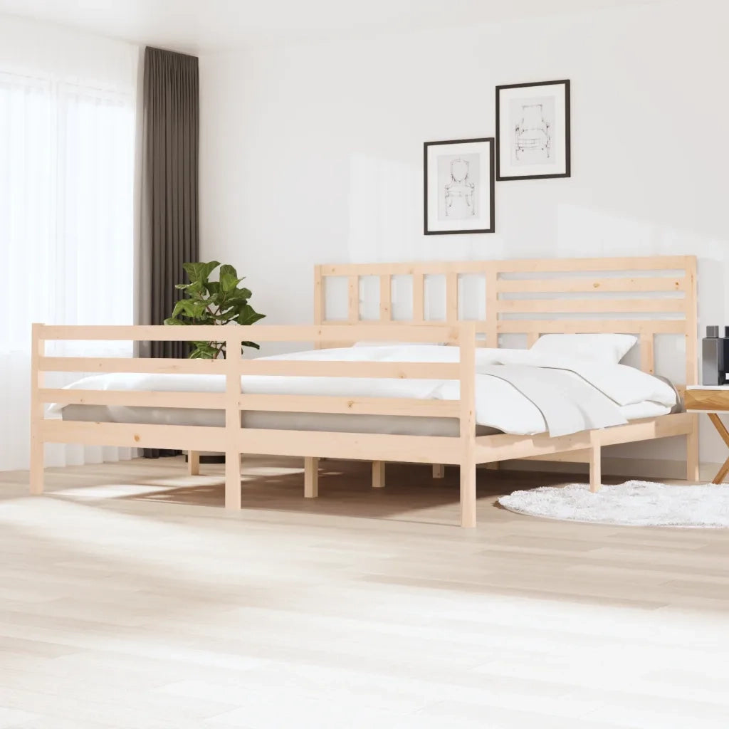 Giroletto-Struttura Letto 180x200 cm Super King in Legno Massello 326281