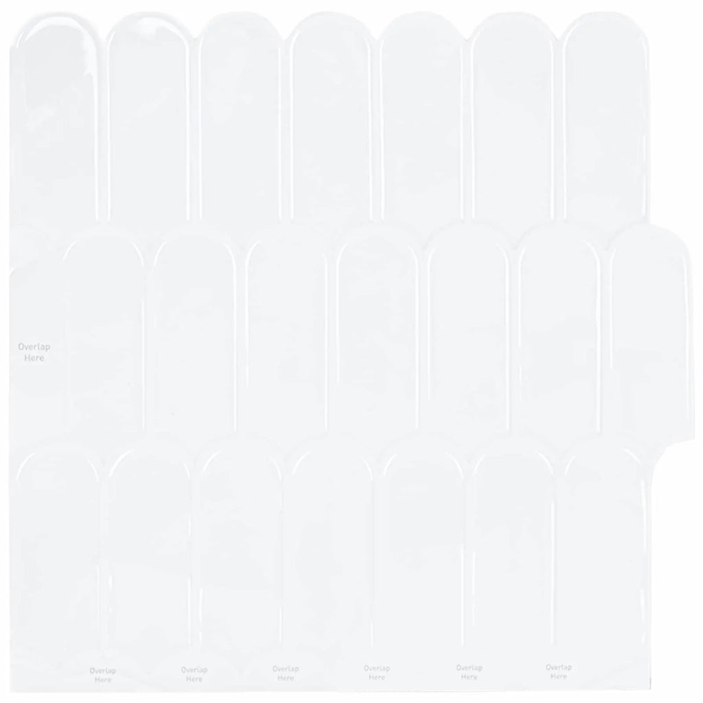 Piastrella Piuma 50 pz Bianco 30 x 30 cm Poliuretano e PET CFW4901820