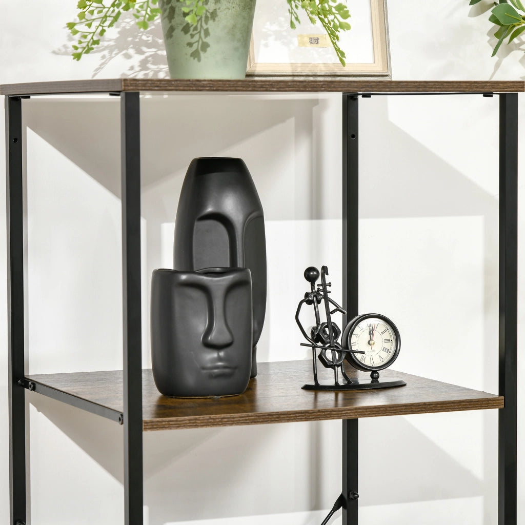 Cassettiera con 3 cassetti e ripiani stile industriale ¨C zephmum ¨C 44x40x155 cm