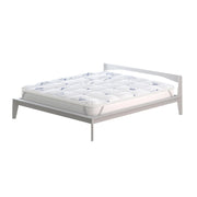 Topper Matrimoniale Trapuntato 300 gr/mq con Elastici Air Traspirante Bianco