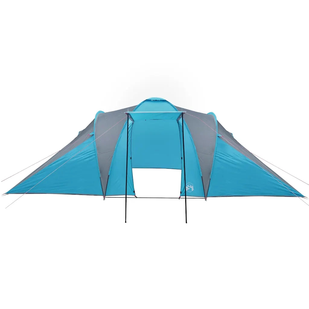 Tenda da Campeggio | Tenda Familiare a Cupola per 4 Persone Blu Impermeabile