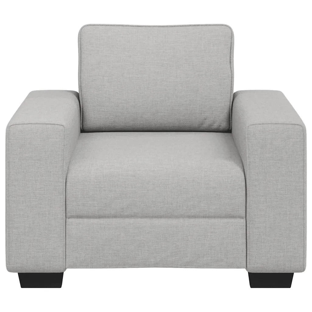 Divano Sedia Grigio Nuvola 55 cm in Tessuto
