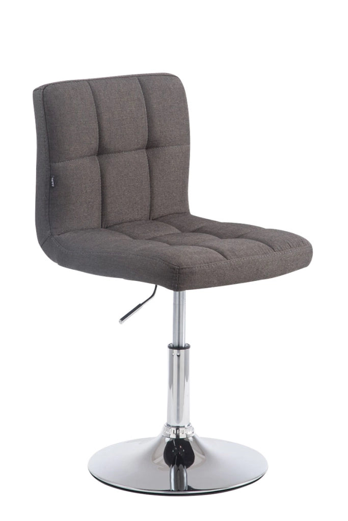 Sedia lounge Palma v2 in tessuto grigio scuro