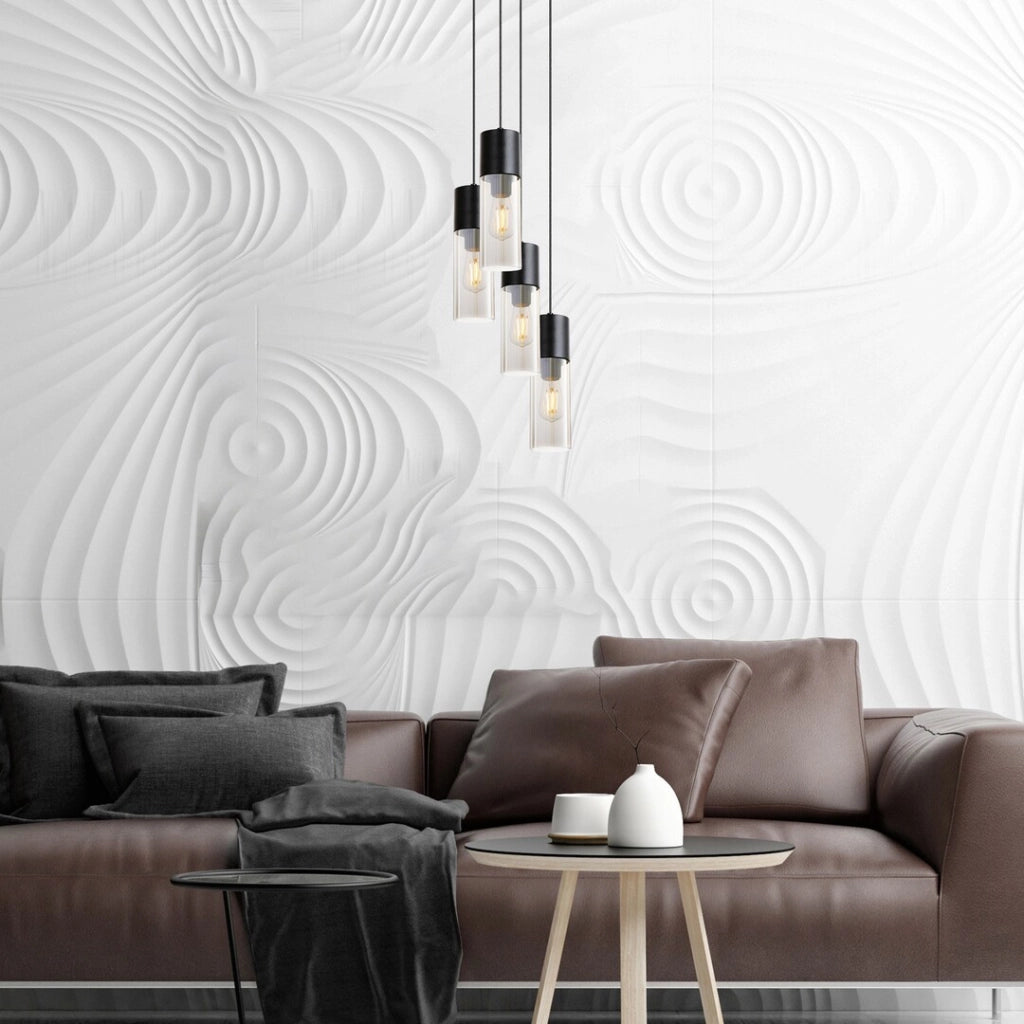 Lampadario Rabalux Ronno 4xE27 nero vetro fumé Ø30