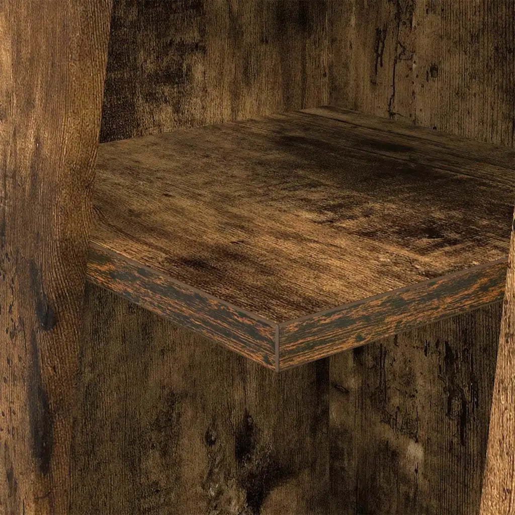 Mobile angolare Rovere fumé 27,5x27x102cm Legno multistrato