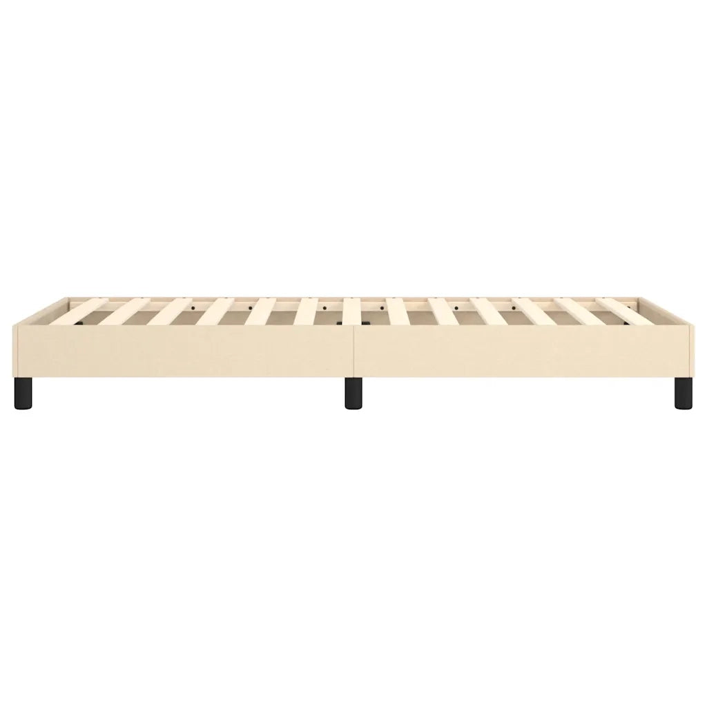 Struttura Letto a Rete a Molle Crema 80x200 cm in Tessuto 3120473