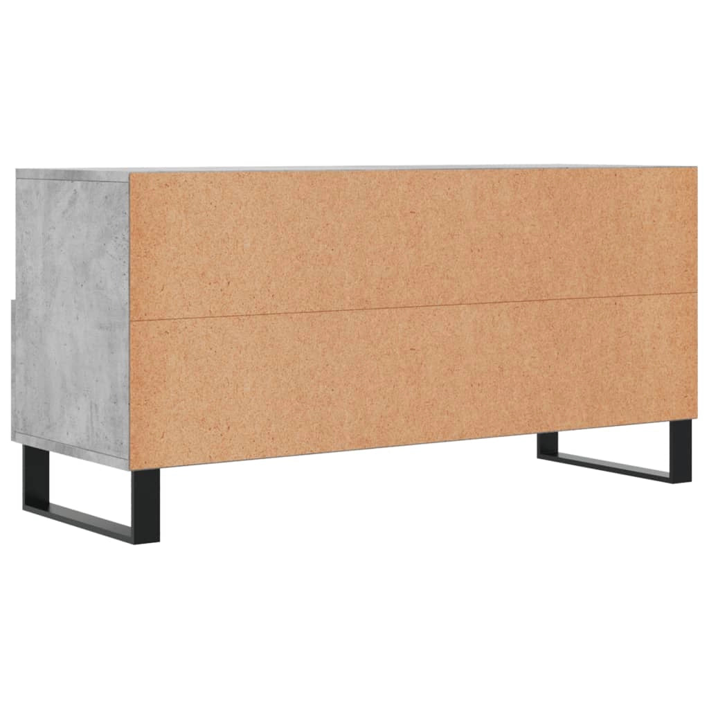 Mobile TV multimediale mensola TV credenza TV sala da pranzo soggiorno camera da letto 102 x 36 x 50 cm legno ingegnerizzato grigio 02_0025599