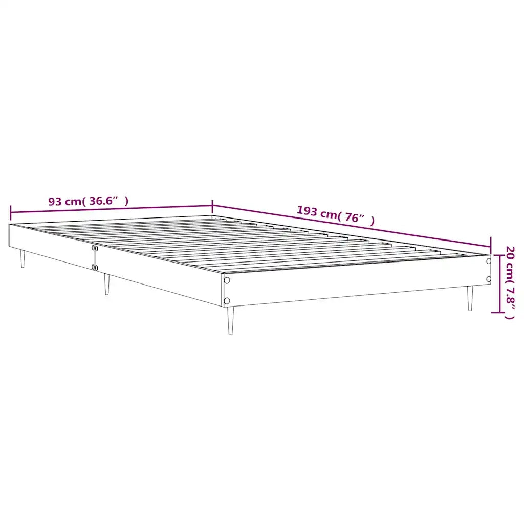 Giroletto Bianco Lucido 90x190 cm in Legno Multistrato