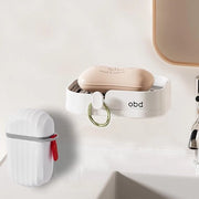 Sacchetto di sapone autoadesivo con scarico e copertura per bagno e cucina