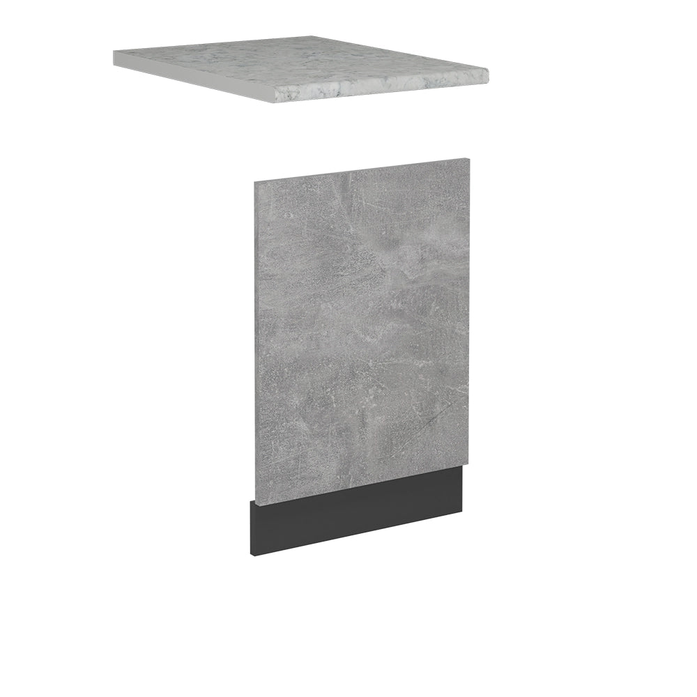 Vicco Pannello frontale per lavastoviglie Calcestruzzo 45 cm , PL Marmo