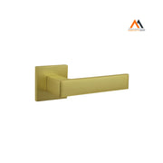 MANIGLIA ALU BLUE C/RB Q 50 F/CHIAVE OTTONE SATINATO