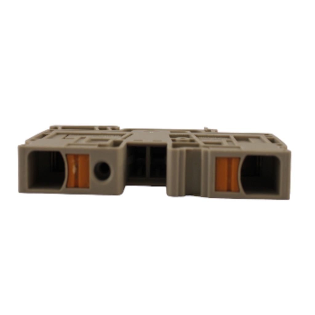 Morsetto passante beige 16mmq 1 piano 2 conduttori Weidmuller