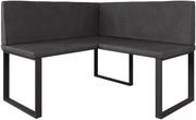 Vicco panca ad angolo Ravon, Antracite, 120 x 120 cm