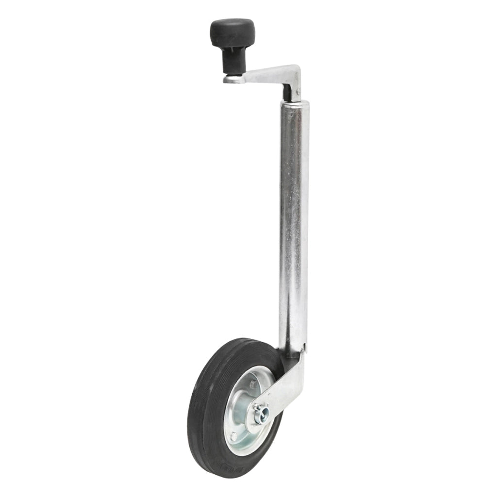 Ruota di supporto per rimorchio in PVC 160X40mm, diametro tubo esterno 34mm, diametro tubo interno 28mm, carico 100Kg