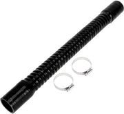 Cavo di raffreddamento 500 mm - Materiale siliconico - Diametro interno 38 mm - Resistente a temperature fino a 300℃ - Tessuto a più strati - Nero - Cavo di raffreddamento in silicone