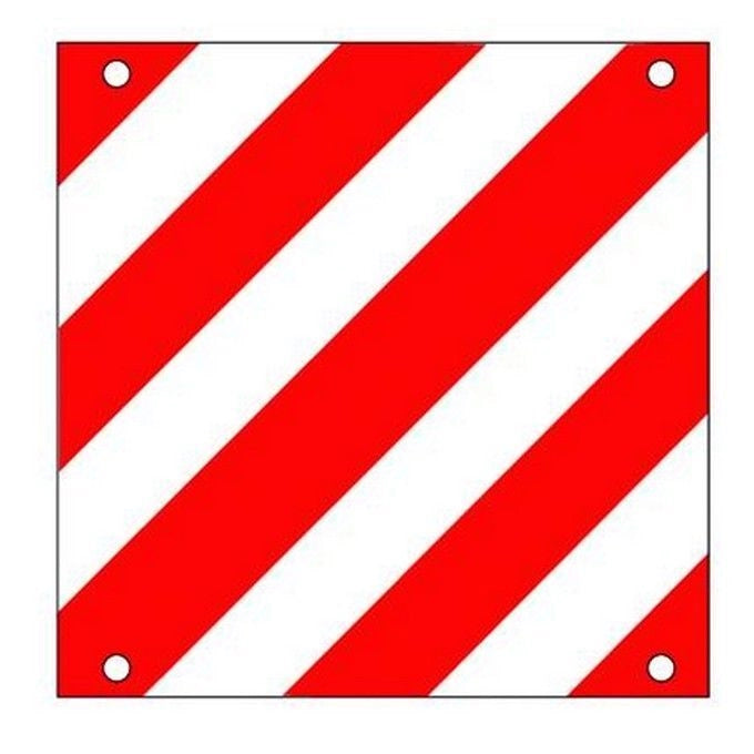 Cartelli Carico Sporgente Alluminio Omologato mm.500x500