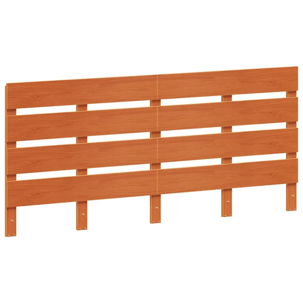 Testiera Marrone Cera 180 cm in Legno Massello di Pinocod mxl 111636