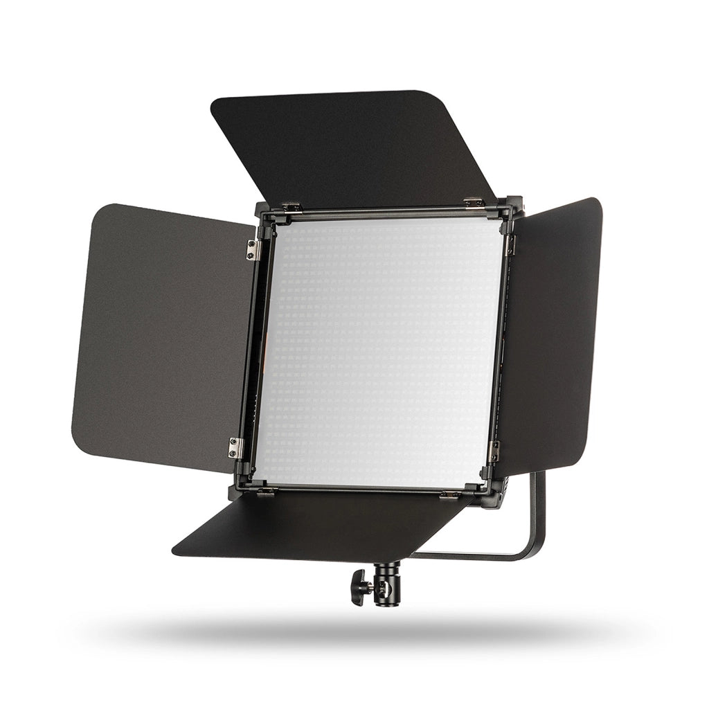 luce LED dimmerabile 100W bicolore + slot per batteria I Luce video e luce fotografica Niova 100-F, 3.200-5.600K, 9.000LM I Luce da studio e luce continua mobile I Luce per streaming