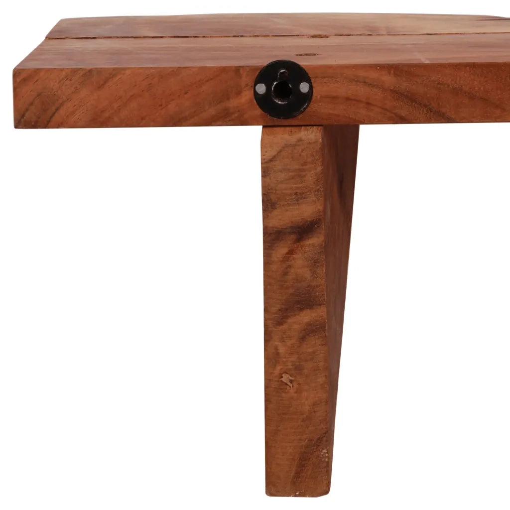 Mensole 2 pz 90x20x18 cm in Legno Massello di Acacia 247928