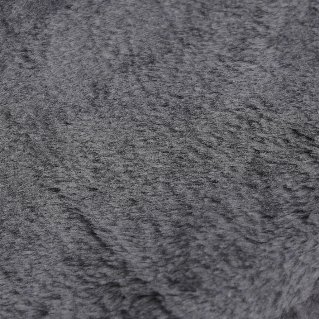 Scaletta per Cani Portatile a 4 Gradini, in Tessuto Vellutato Sfoderabile e Legno, 60x35x44 cm, Grigio Scuro