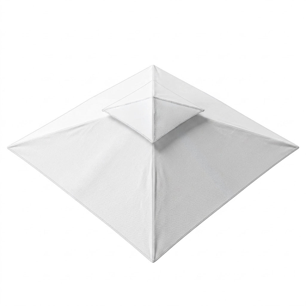 Telo Di Ricambio Universale Per Gazebo Con Air Vent Superiore Copertura Impermeabile In Tessuto Resistente Antistrappo Con Taschette Di Fissaggio Per Giardino Patio Terrazza E Outdoor 300 x 300 Cm Beige