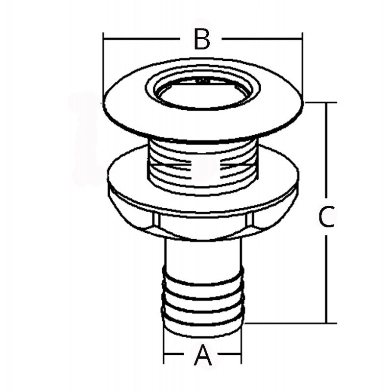 SCARICO A MARE BORDO BASSO 1'