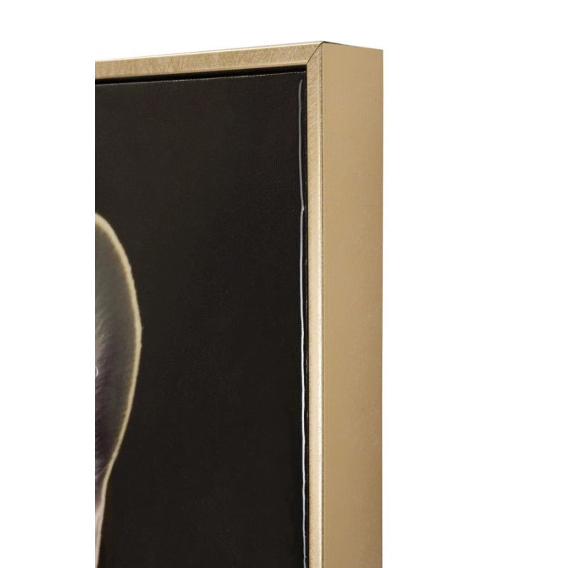 Dipinto Su Tela Laccato Bully Con Cornice cm 62x4x82