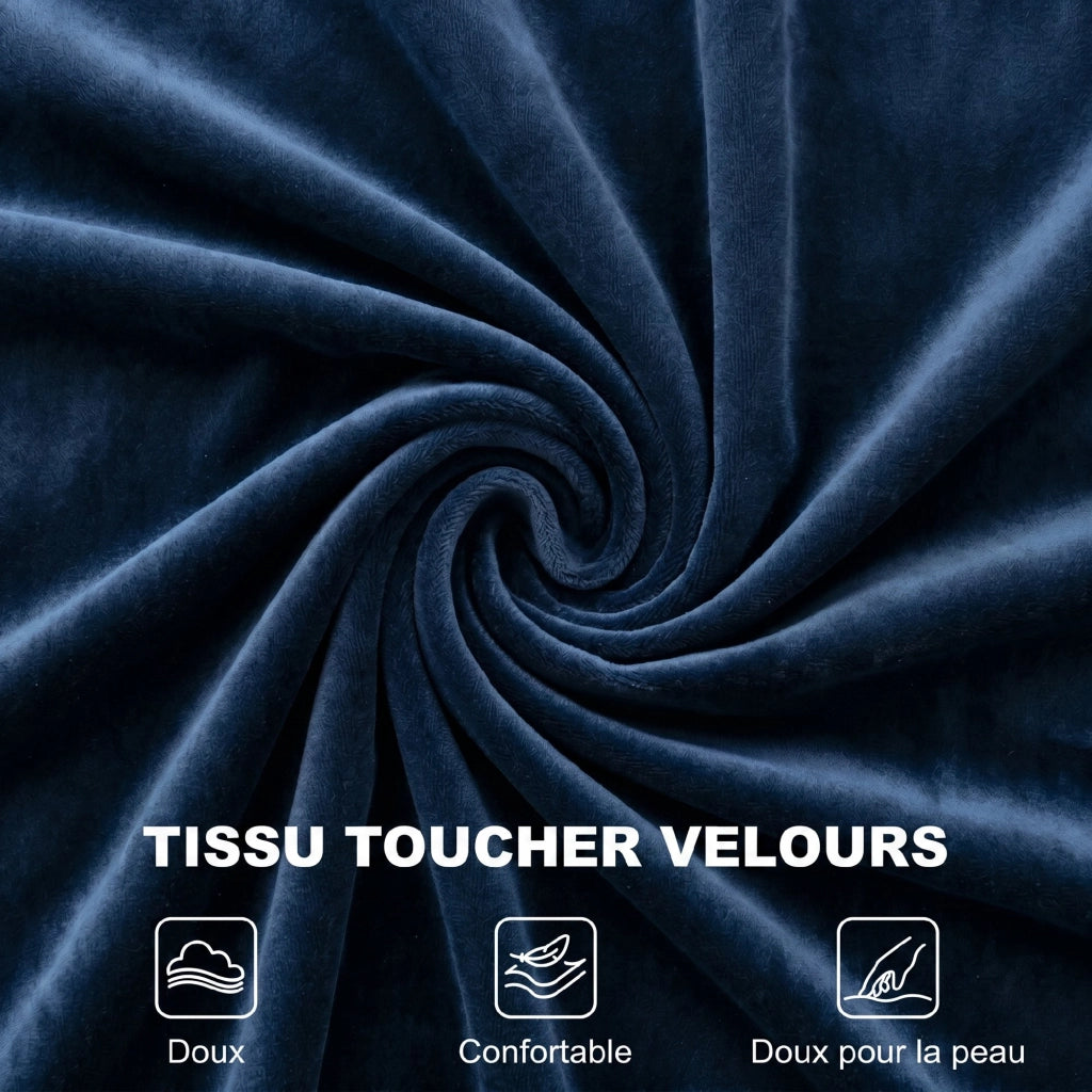 Poltrona imbottita con braccioli e gambe in legno ¨C Minimal ¨C blu scuro 74x86x102cm