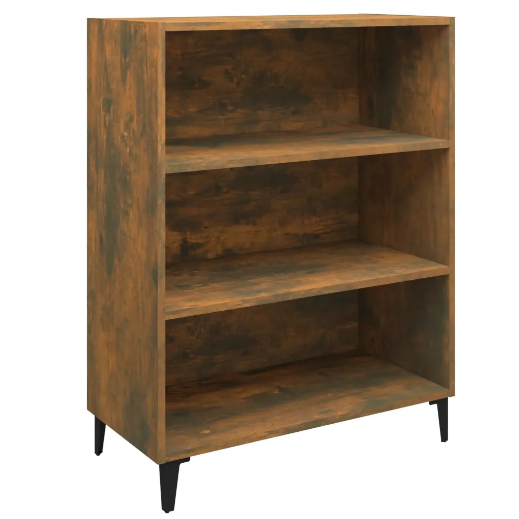 Credenza Rovere Fumo 69,5x32,5x90 cm in Legno Multistrato 817378