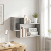 Scaffale da parete A parete Sonoma grigio 55 x 15 x 35 cm 8012113