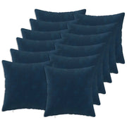 Cuscino con cuscino HEERLEN 12 pz Blu Fleece in microfibra 926628