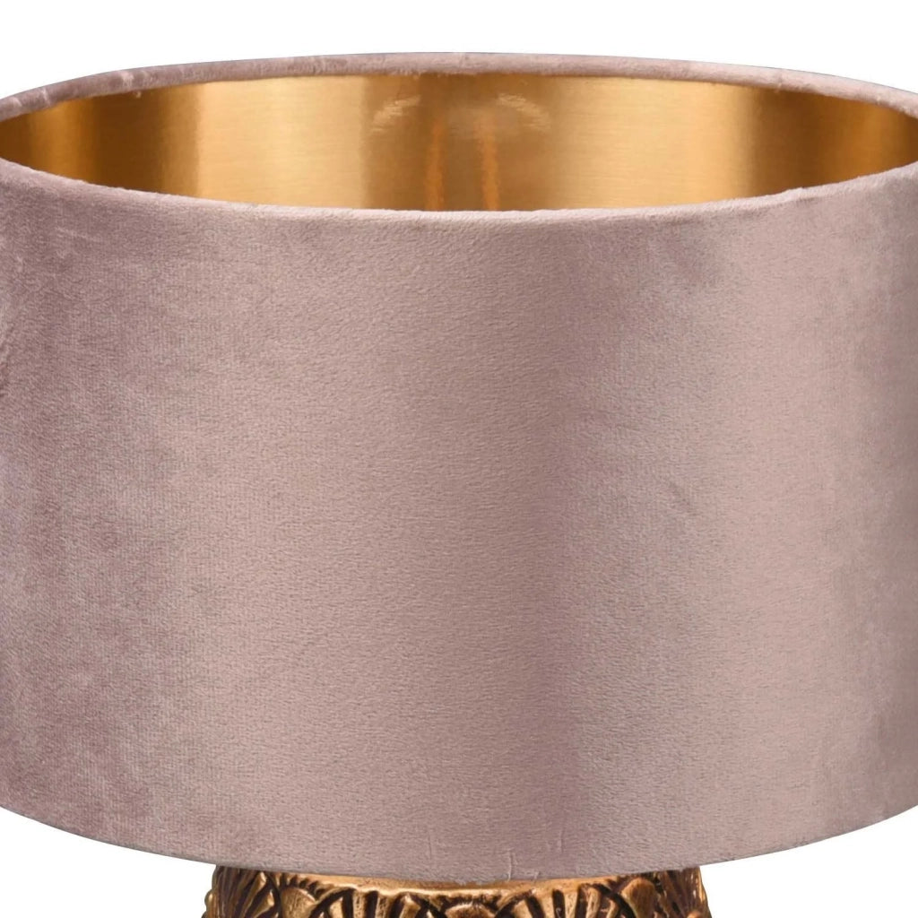 LÚZETE - LAMPADA DA TAVOLO IN CERAMICA MARRONE SHIRA
