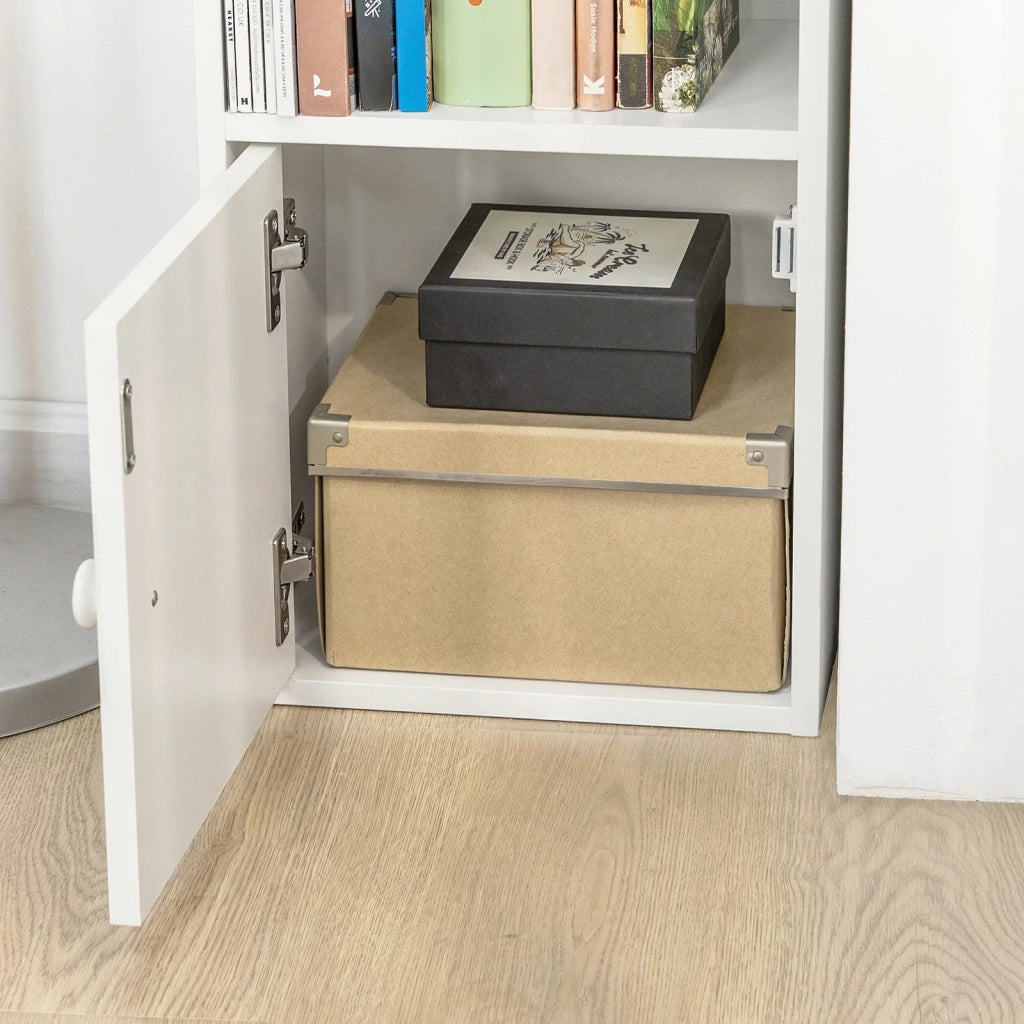 Armadio Colonna salvaspazio Mobiletto salvaspazio Scaffale Alto Cassettiera Bagno Mobiletto Bagno STR10-W