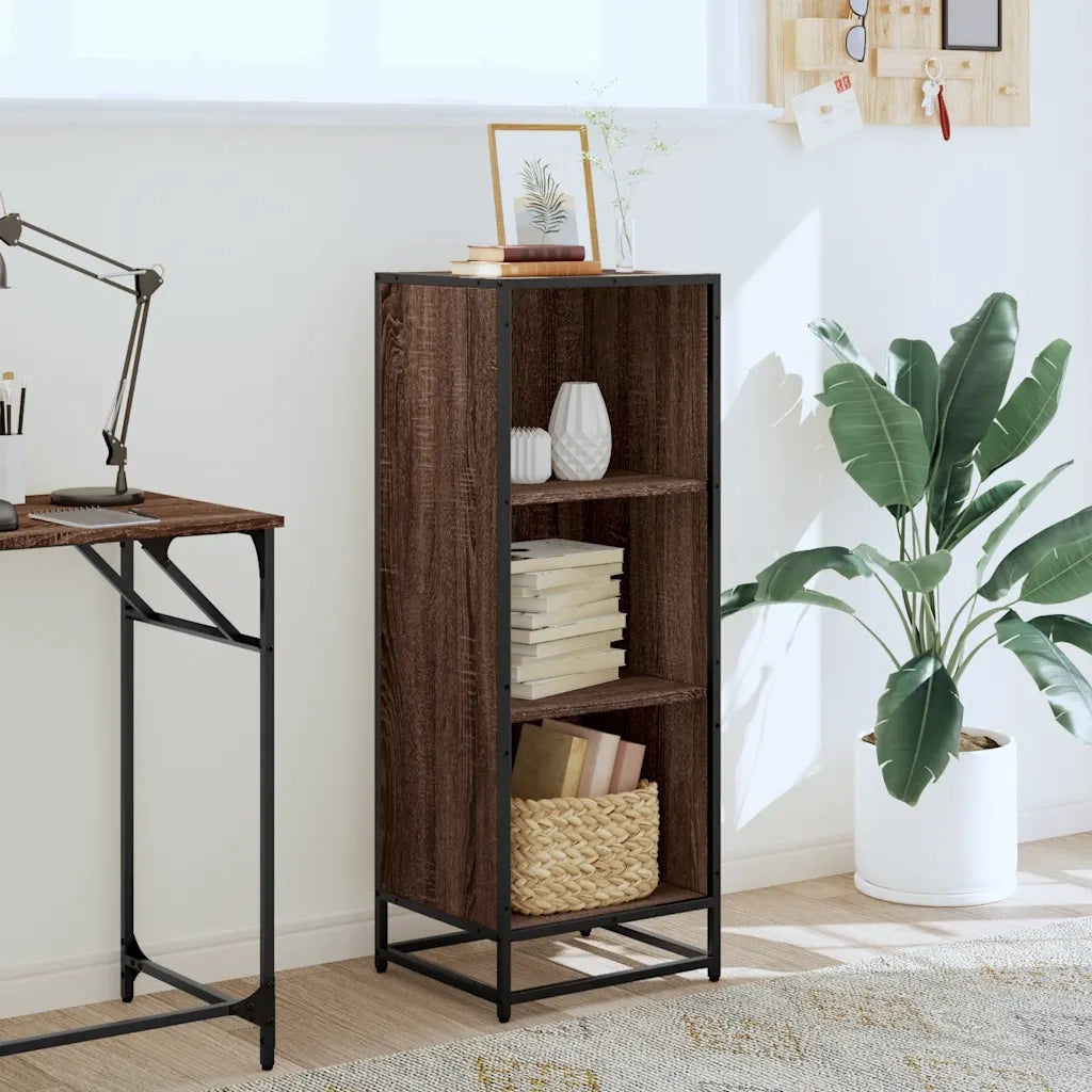 Libreria Rovere Marrone 40x35x107,5 cm in Legno Multistrato 849113