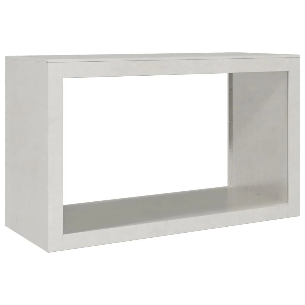 Portalegna 100 x 40 x 60 cm marrone acciaio inox 02_0043697