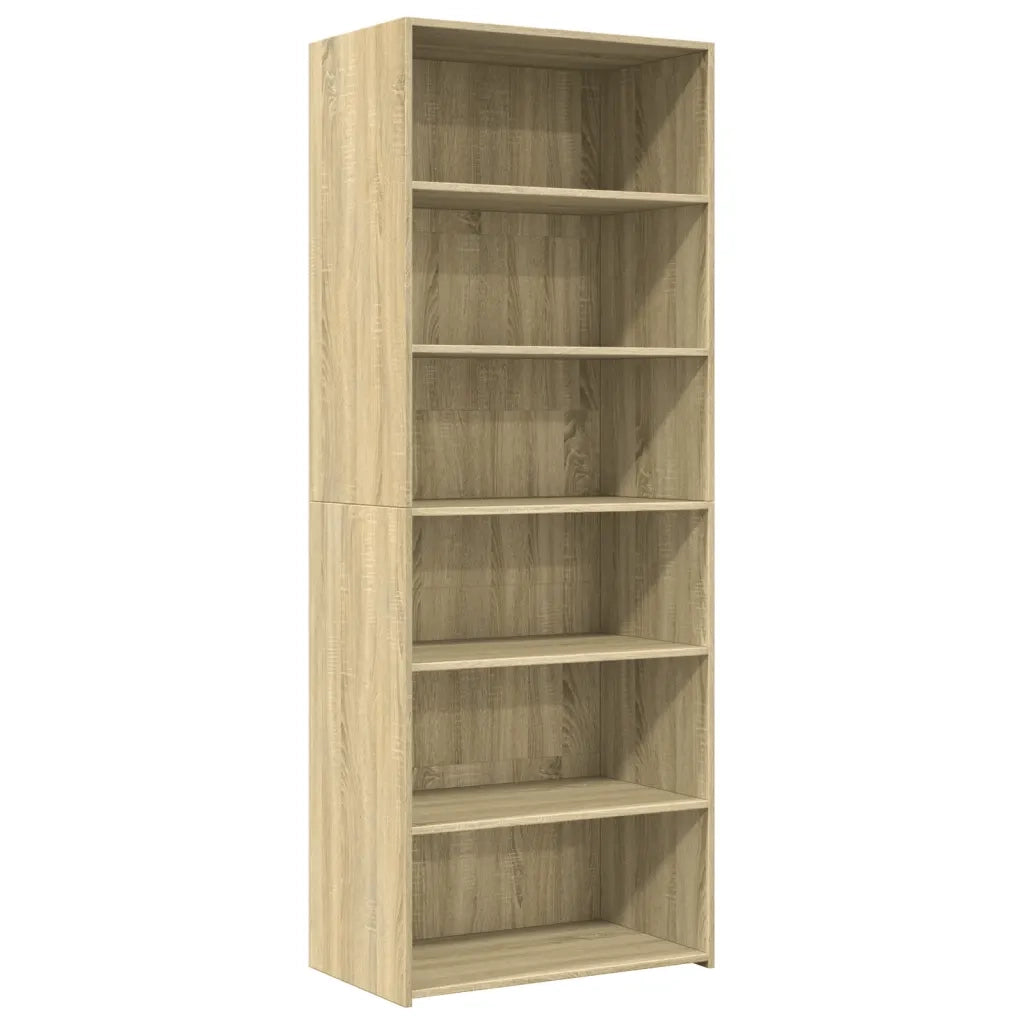 Credenza-Buffet-Armadio da cucina Rovere Sonoma 70x41x185 cm in Legno Multistrato