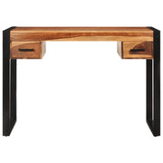 Scrivania con 2 Cassetti 110x50x77cm Legno Massello di Acacia 247401