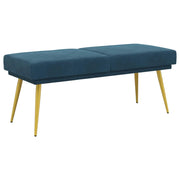 Panchina a doppio strato Blu 120 x 45 x 46 cm Velluto 42038594