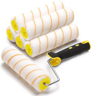 Set di pennelli per verniciare professionale 6 pezzi - larghezza 18 cm - 12 mm pennello in poliacrilato - manico telescopico - pennello per vernice - decorazione per la casa - completo