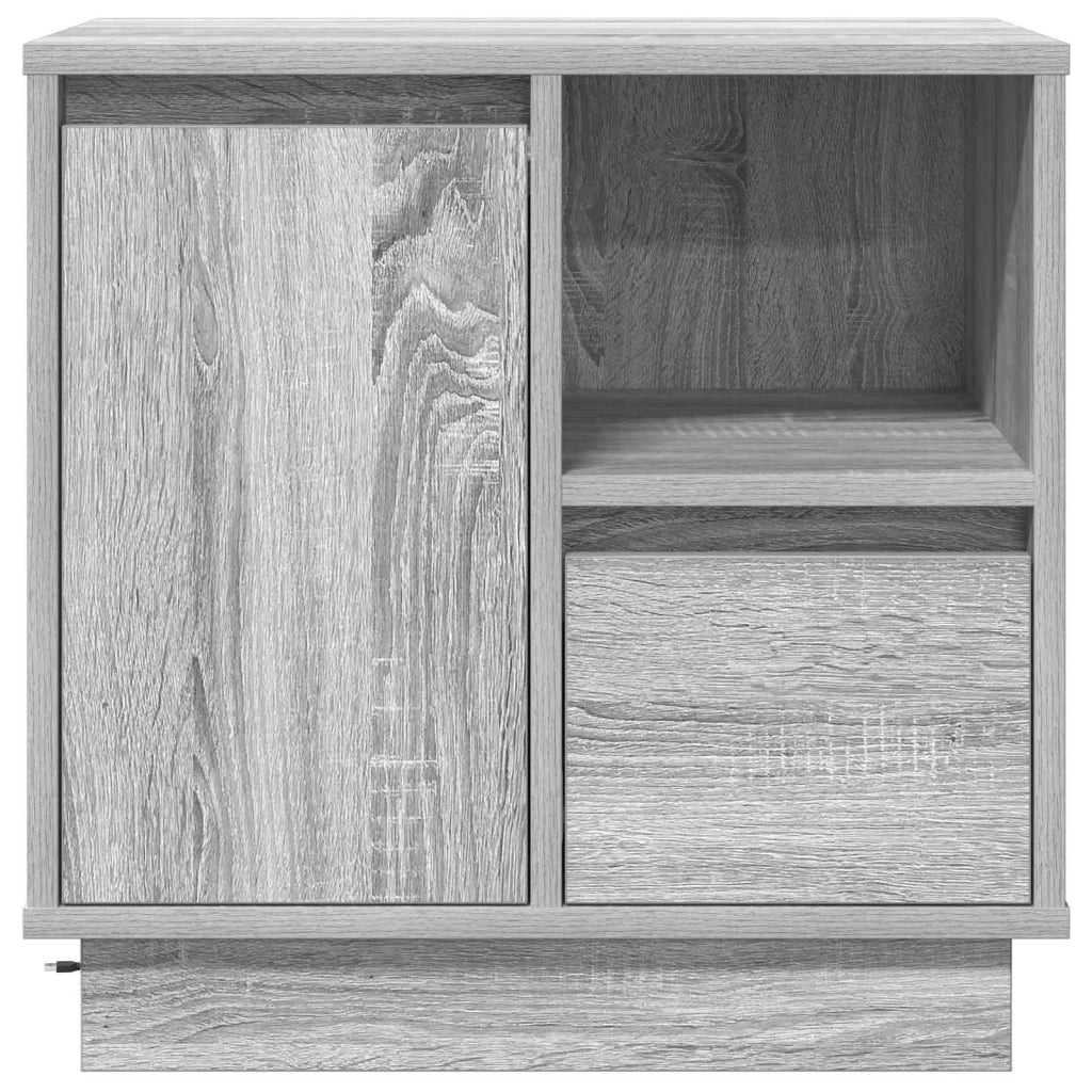 Armadio da Notte Grigio 50 x 34,5 x 50 cm. Legno multistrato 869588