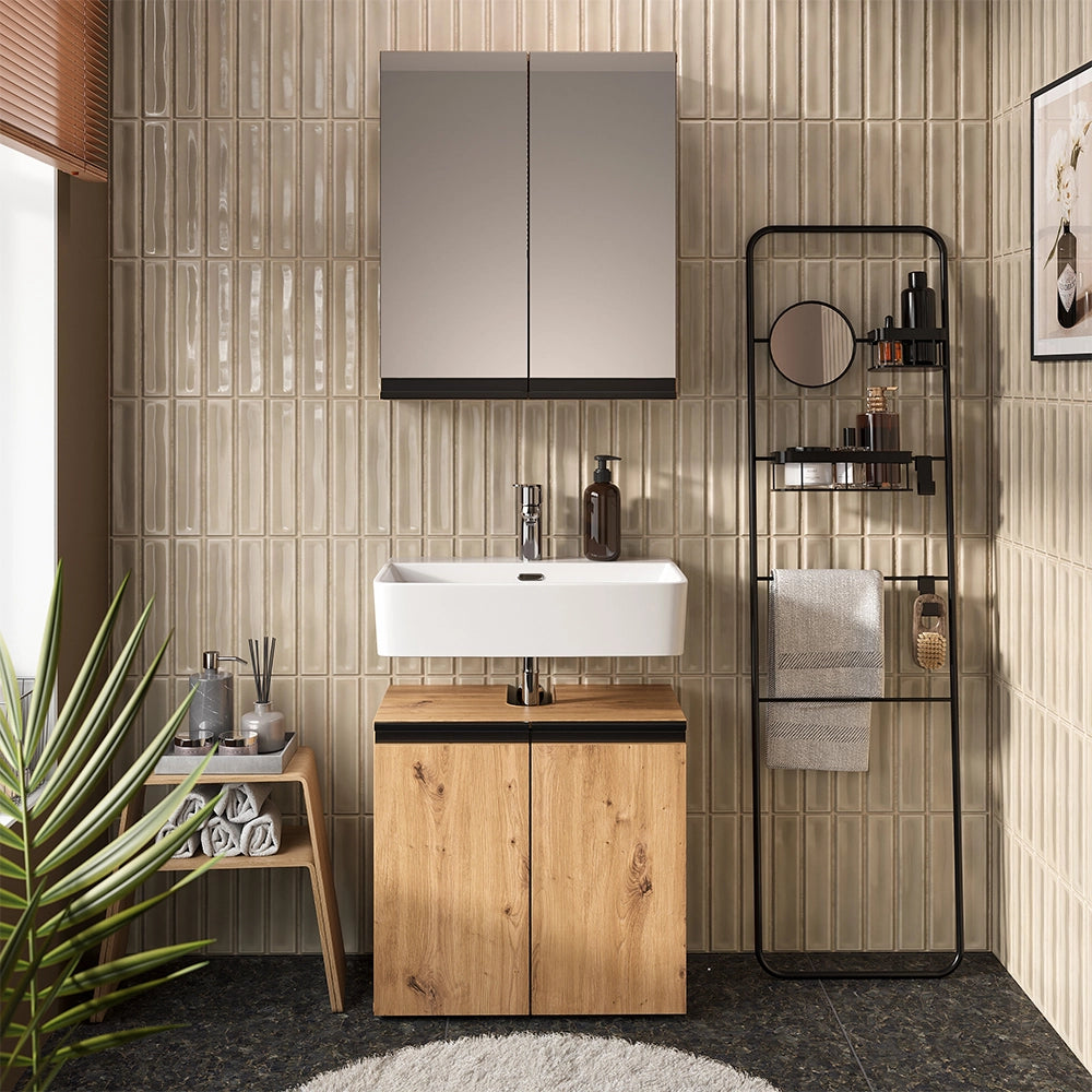 Vicco Set di mobili da bagno Artigiano 2 parti