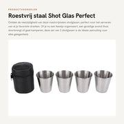 Set di bicchieri da shot in acciaio inossidabile - 70ML - 2 pezzi - Leggero - Duraturo - Ideale per whisky, tequila, vodka - Bicchiere da aperitivo