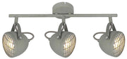 Candellux PENT 93-68064 plafoniera grigia 3xGU10 metallo