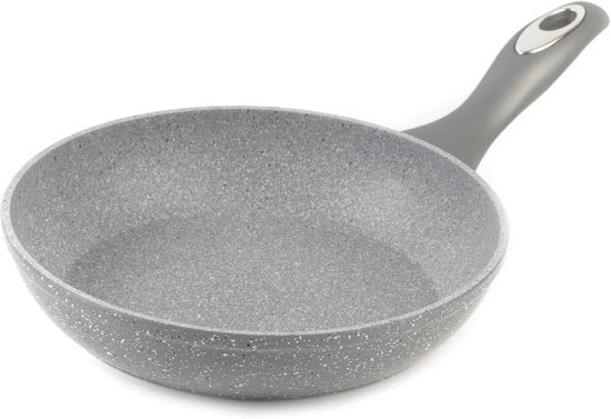 Piatto per biscotti con rivestimento antiscivolo - adatto per piastra elettroriflettente - 1 pezzo - grigio - alluminio fuso - 20 cm